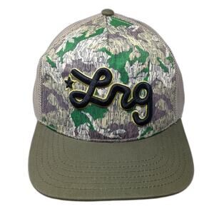 Lifted Research Group Snapback Trucker Hat Multi One Size Adjustable Mesh Back